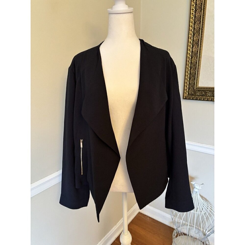 NWT The Limited Womens Size 18W Blue Lightweight Blazer Jacket